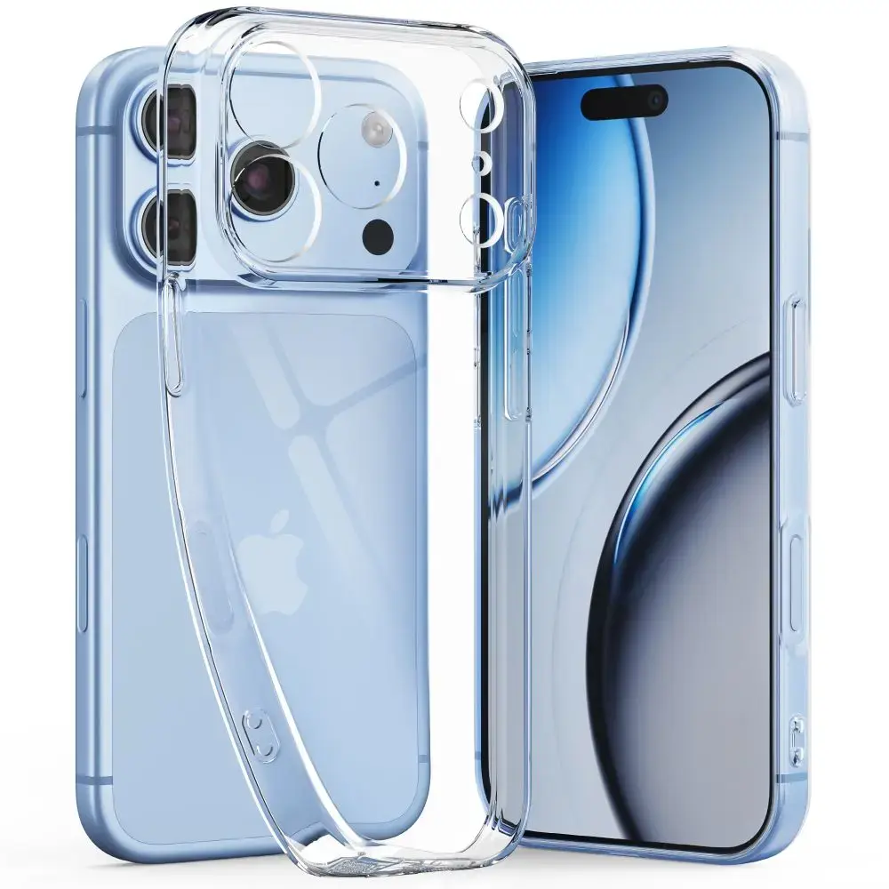 TECH-PROTECT FLEXAIR telefono dėklas iPhone 17 Pro | iPhone 18 Pro skaidrus