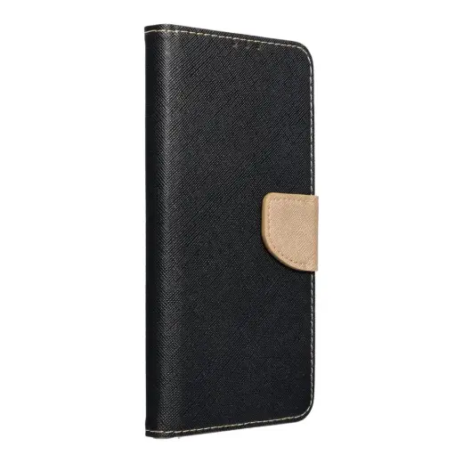 FANCY Book case for SAMSUNG A16 black / gold