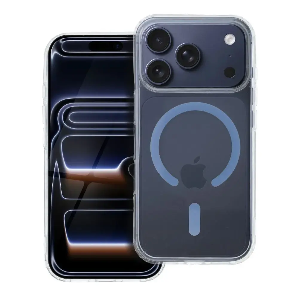 Drop Glue Colorful Ring чехол с поддержкой MagSafe для телефона iPhone 17 Pro | iPhone 18 Pro синий
