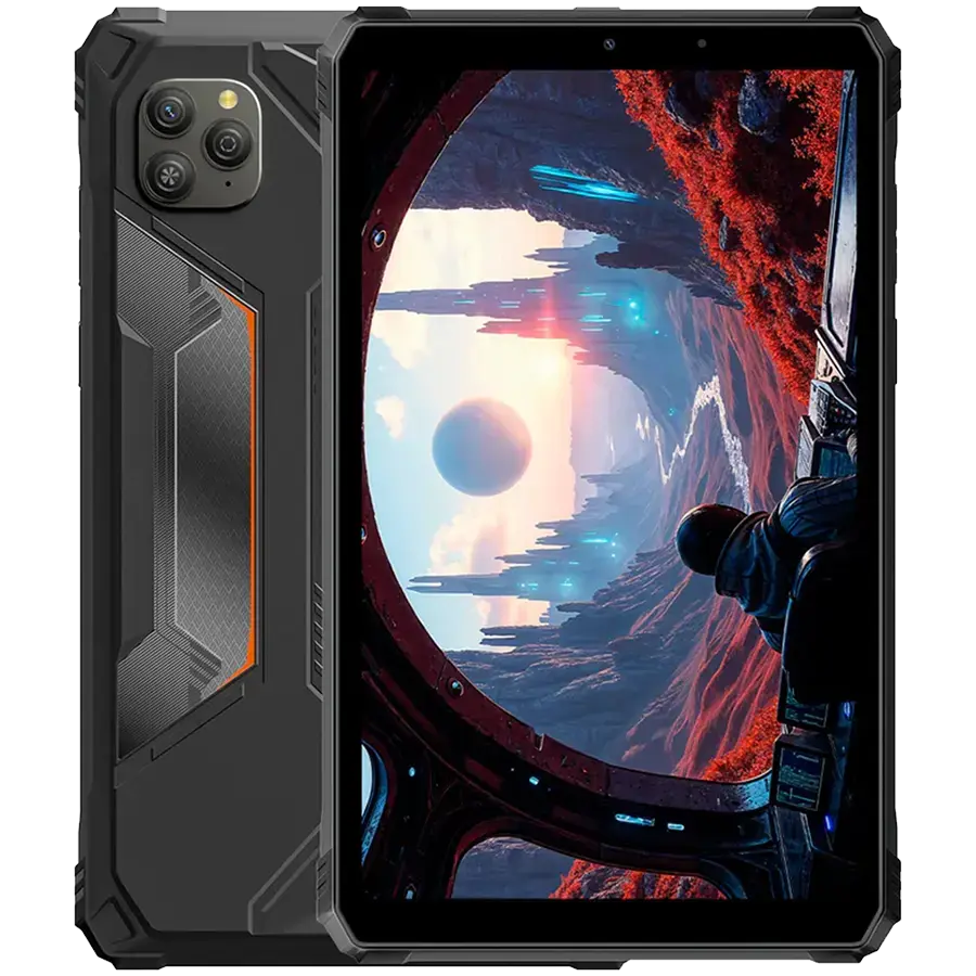Blackview Active 5 Rugged Tab UMS9230E(T615) Octa-core 1.8GHz,8.68inch FHD+ IPS 800*1340 90Hz Memory: 8GB+128GB, Camera: Front 13MP; Rear 16MP GSM: B2/B3/B5/B8,WCDMA: B1/B8 LTE: B1/B3/B7/B8/B19/B20/B28A/B28B/B40/B41 6600mAh, 18W fast charging, Android 15 Color: Black