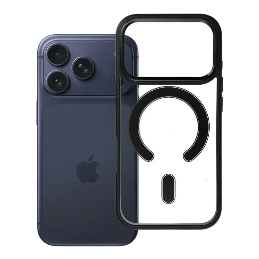 Color Edge Mag maciņš ar MagSafe atbalstu telefonam iPhone 18 Pro | iPhone 17 Pro melns