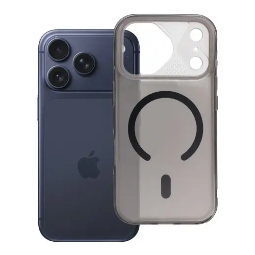 Aurora telefono dėklas su MagSafe palaikymu iPhone 17 Pro juodas