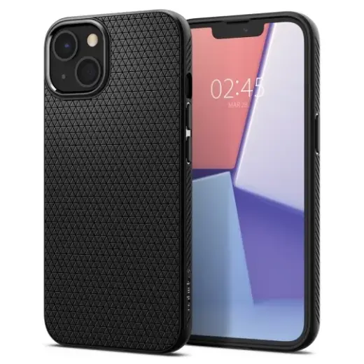 Spigen Liquid Air maciņš telefonam iPhone 13 melns