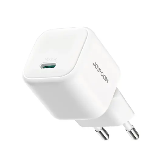 Joyroom JR-TCG08 tīkla lādētājs | 20W | PD, QC, GaN | USB-C | balts