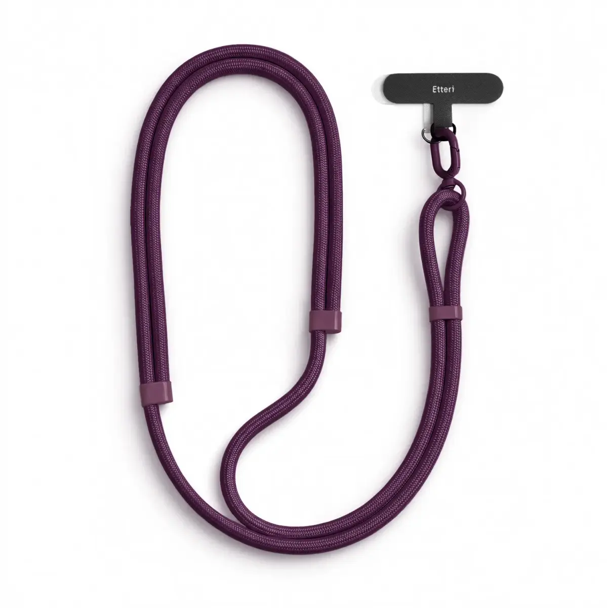 Etteri universal neck lanyard for phones dark cherry