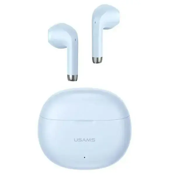USAMS Słuchawki Bluetooth 5.3 TWS Rhymbo Series bezprzewodowe niebieski|blue BHUYO03 (US-YO17)
