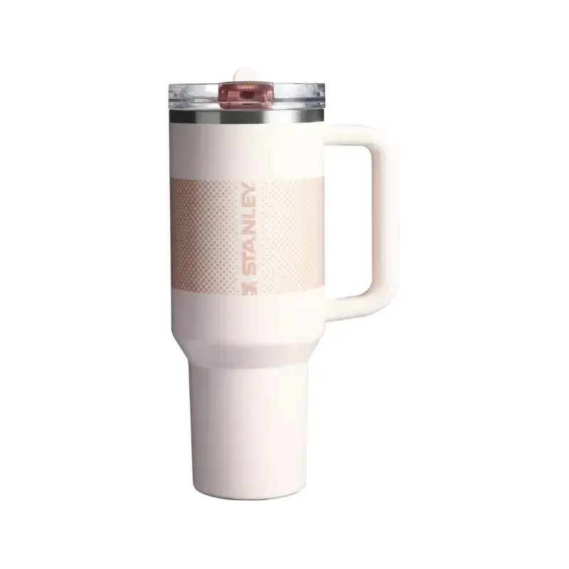 Termokrūze ar salmiņu The Quencher ProTour Flip Straw Tumbler 1.18L gaiši rozā 