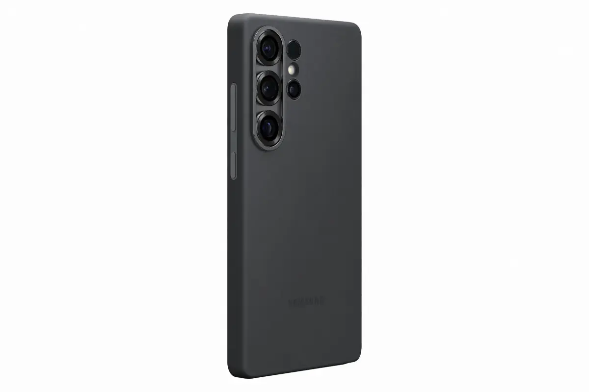 Samsung EF-PS938CBE Silicone phone case for Samsung Galaxy S25 Ultra (S938) black (Damaged Package)