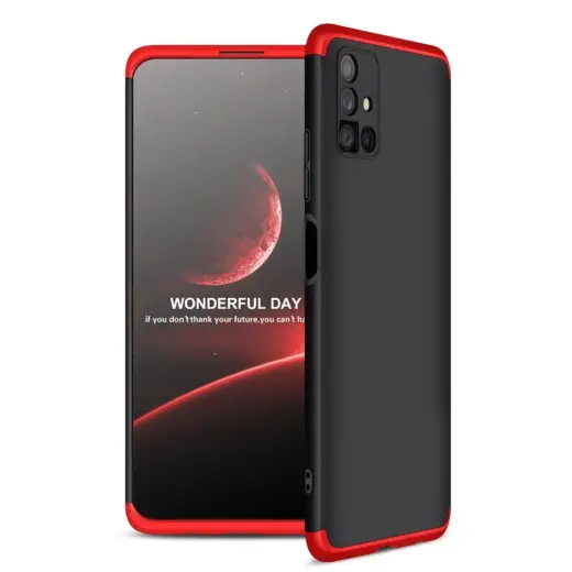 GKK 360 Protection telefoni ümbris Samsung Galaxy M51 (M515) must punane