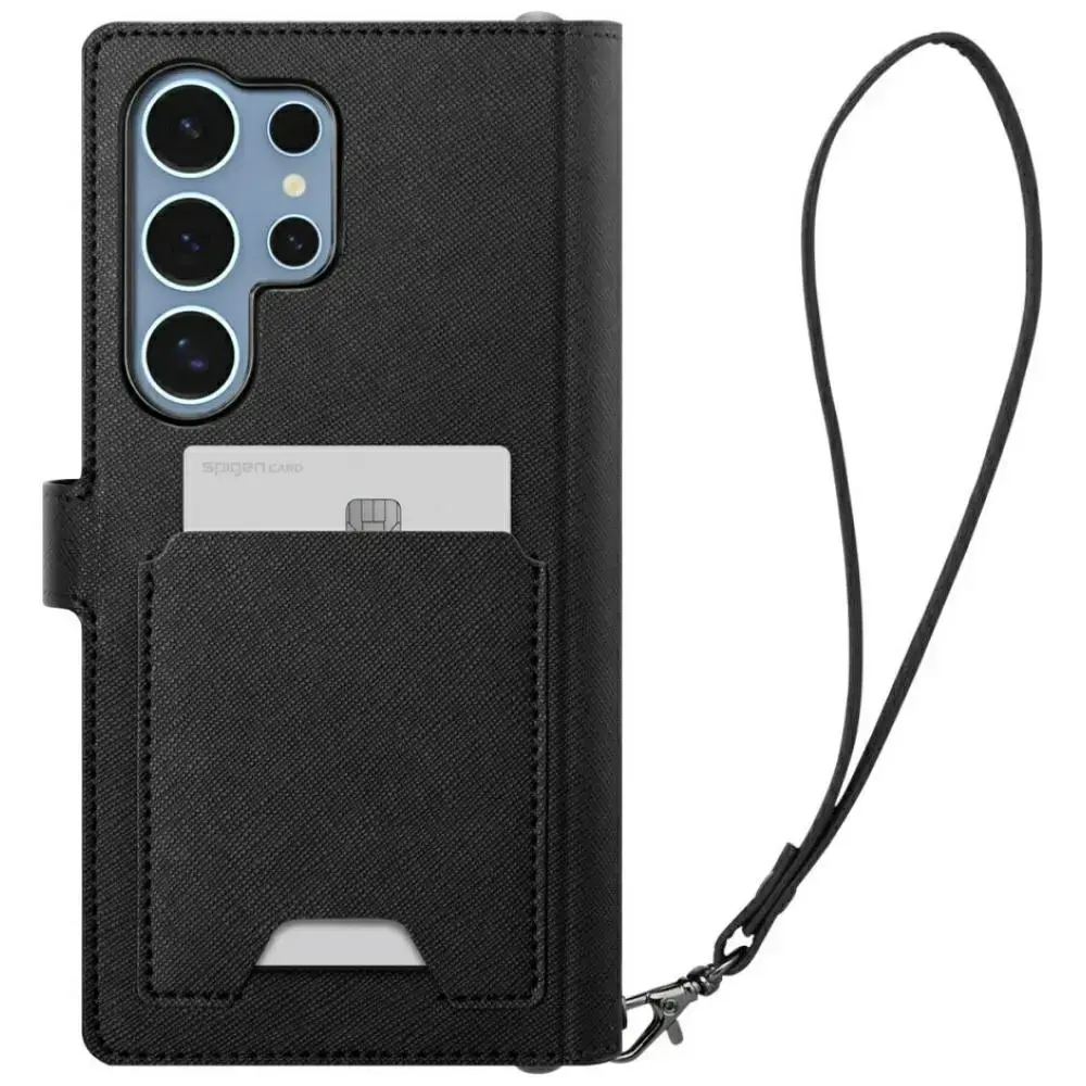 Etui Spigen Wallet "S" do Samsung Galaxy  S25 Ultra czarny