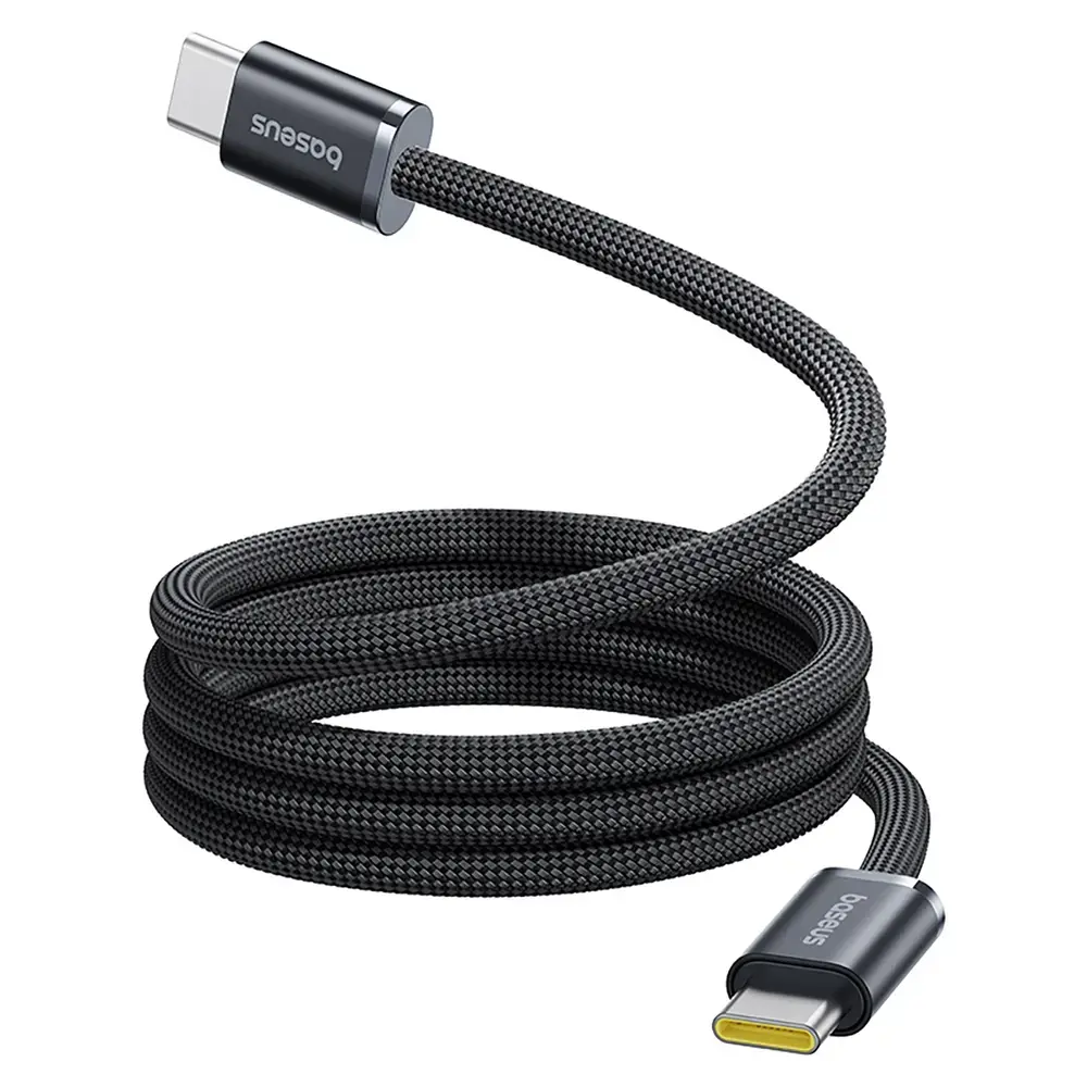 Baseus Dynamic 4 Pro duomenų perdavimo ir įkrovimo laidas | USB-C į USB-C | 100W | 1m | juodas