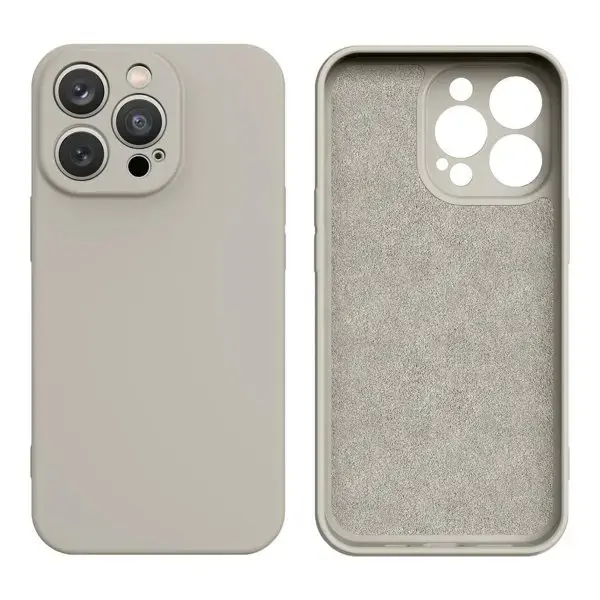 Fusion Elegance Fibre Protect Silicone maciņš telefonam Samsung Galaxy S23 Ultra (S918) bēšs
