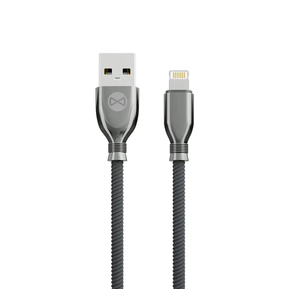 Forever Tornado провод для передачи данных и зарядки | USB-A на Lightning | 15W | 1m | черный