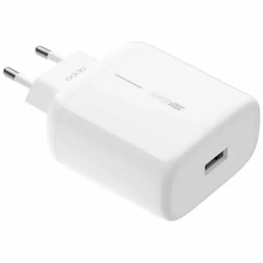 Зарядное устройство Oppo | 65W | SuperVOOC | USB-A | белое