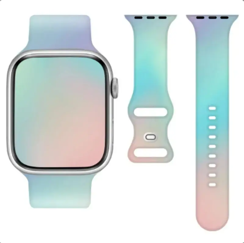 Telcon nutikella rihm Apple Watch (42/44/45/49 mm) jaoks | silikoonist | roheline