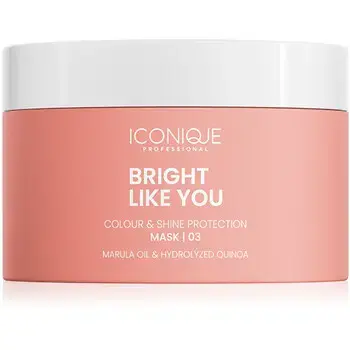 ICONIQUE Professional Bright Like You Mask - Obnovující a ochranná maska pro barvené vlasy 200ml