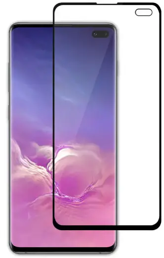 Fusion Full Glue 5D rūdīts stikls pilnībā pārklājošs ar rāmi telefonam Samsung Galaxy S10 melns