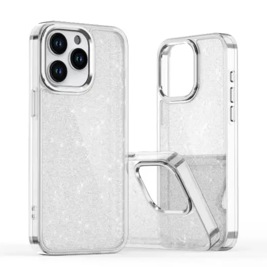 Glitter maciņš telefonam Samsung Galaxy A16 5G (A166) caurspīdīgs