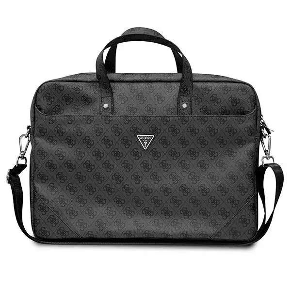 Guess 4G PU Triangle Logo Computer Bag 15|16" Black