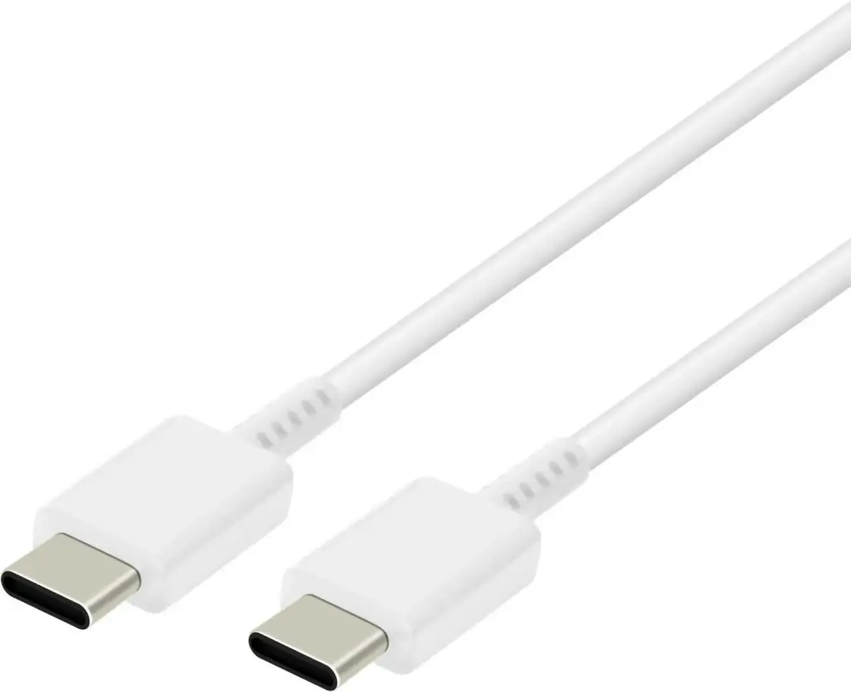 Samsung EP-DA705BWEGWW data transfer and charging cable | USB-C to USB-C | 25W | 1m | white (OEM)