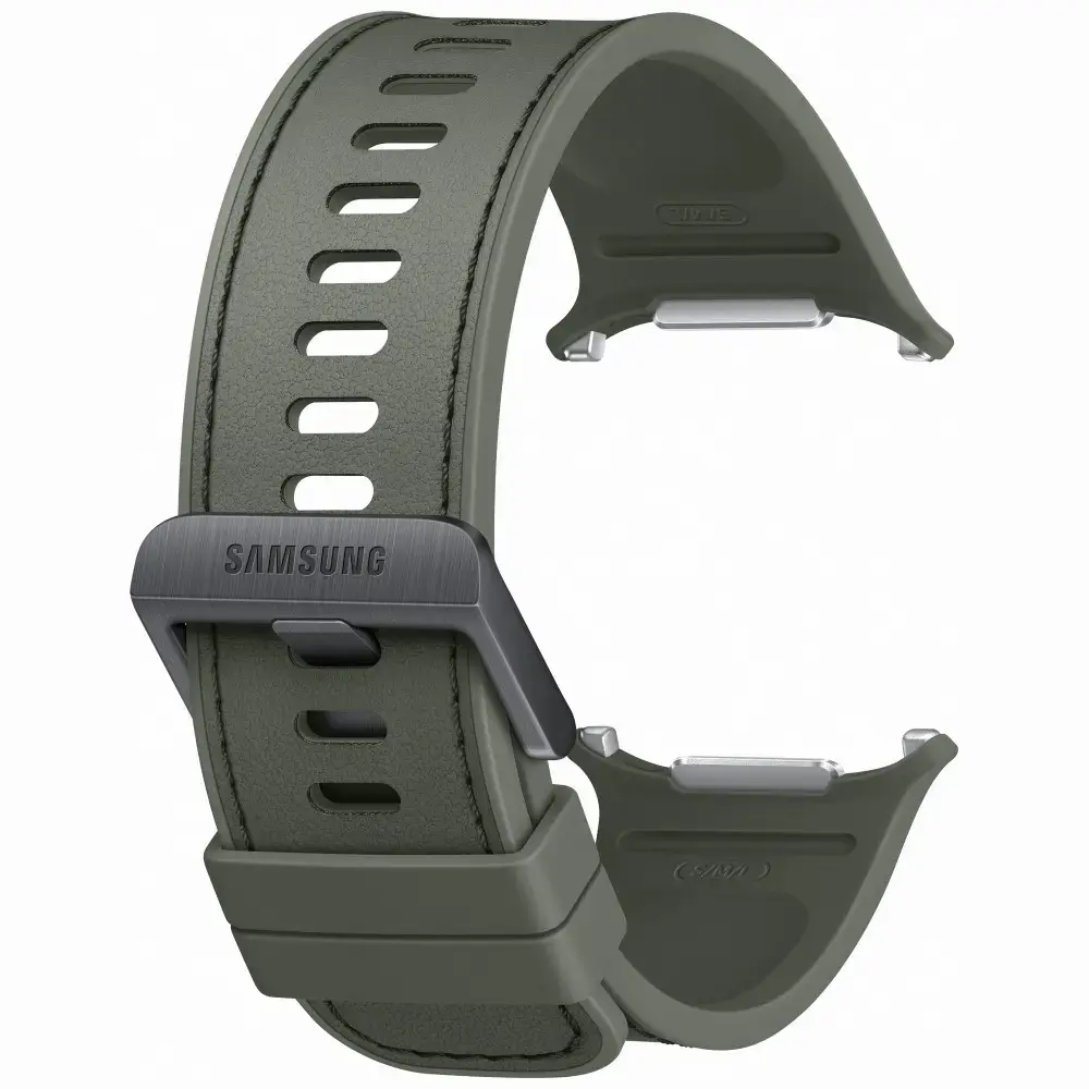 Samsung Peakform smartwatch strap for Galaxy Watch Ultra 2 | Artificial leather | green
