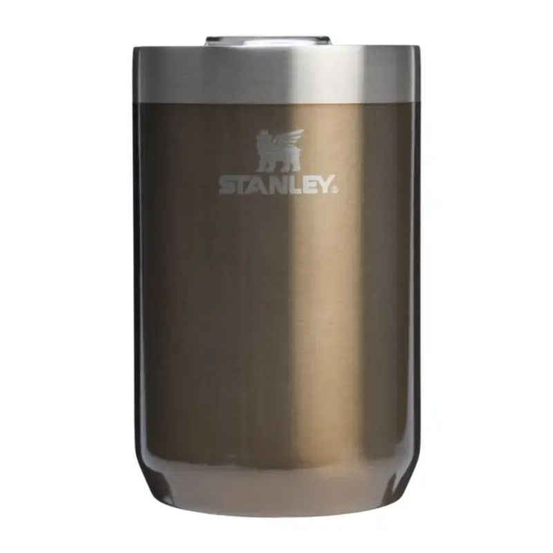 Krūze bez osas The Everyday Camp Mug 0,35L spīdīgi metāliski brūna