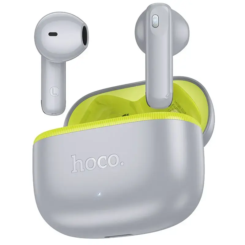 Wireless earphones Hoco TWS ANC ENC EQ28 light grey