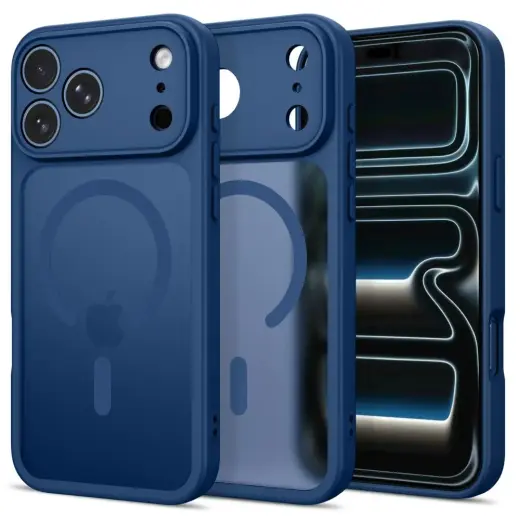 TECH-PROTECT BASICMAG чехол с поддержкой MagSafe для телефона iPhone 17 Pro Max | iPhone 18 Pro Max синий