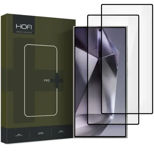 HOFI GLASS PRO+ защитное стекло для телефона Samsung Galaxy S25 Ultra черный 2 шт.