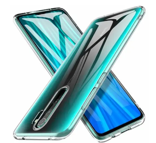 Fusion Ultra Protect Silicone telefono dėklas Redmi 8 skaidrus