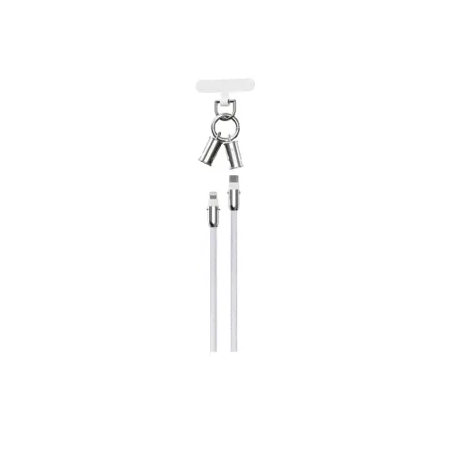 Devia 2-in-1 datu pārraides un uzlādes vads | USB-C uz Lightning | 27W | 0.3m | violets