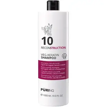 Puring 10 Reconstruction Veg-Keratin Shampoo - Regenerační šampon 1000ml