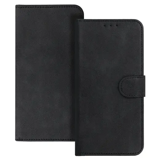 COMMON Universal Book Case (SIZE XXL) for Samsung S25 Ultra/S24 Ultra/M35/M23/A16 5G/Xiaomi Redmi 14C black