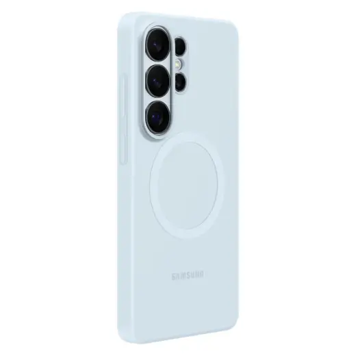 Samsung Silicone maciņš ar MagSafe atbalstu telefonam Samsung Galaxy S26 Ultra (S948) zils