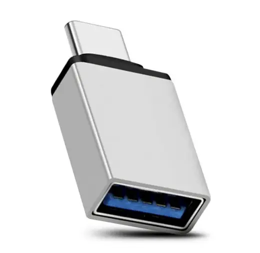 Fusion Universāls OTG Adapteris Type-C uz USB 3.0 Pelēks