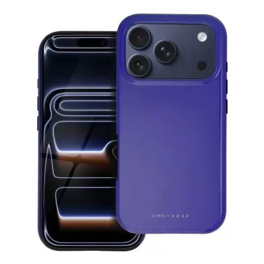 Roar Rainbow Bumper telefono dėklas su MagSafe palaikymu Samsung Galaxy A57 (A576) violetinis
