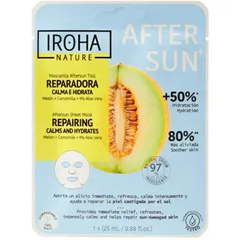 Iroha Repairing Aftersun Face Sheet Mask - Regenerační maska 25ml