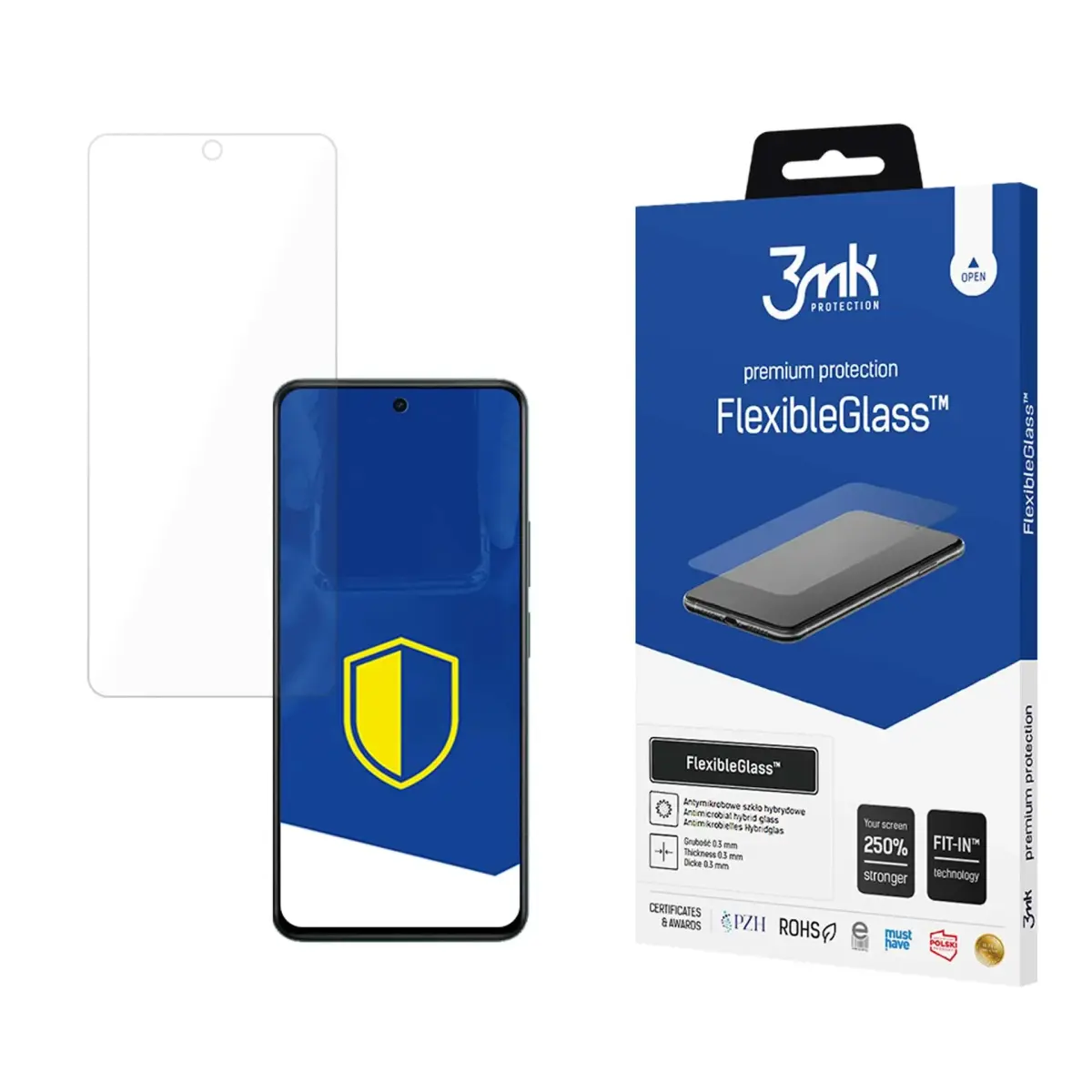 3mk FlexibleGlass aizsargplēve telefona ekrānam Vivo Y58