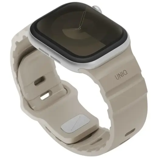 UNIQ Alton viedpulksteņa siksniņa priekš Apple Watch (40/41/42 mm) | silikons | bēša