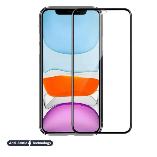 Fusion ESD 6D Anti-Static grūdintas stiklas telefonui iPhone 14, juodas
