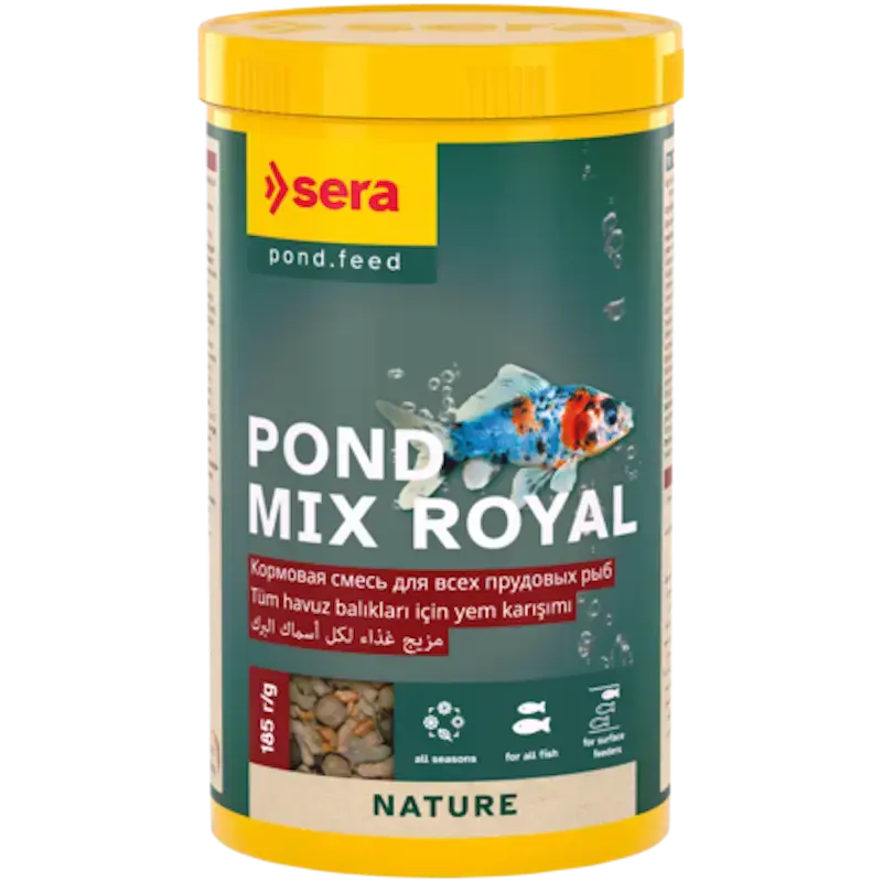 Barība dīķa zivīm - Sera Pond Mix Royal, 1000ml (185g)