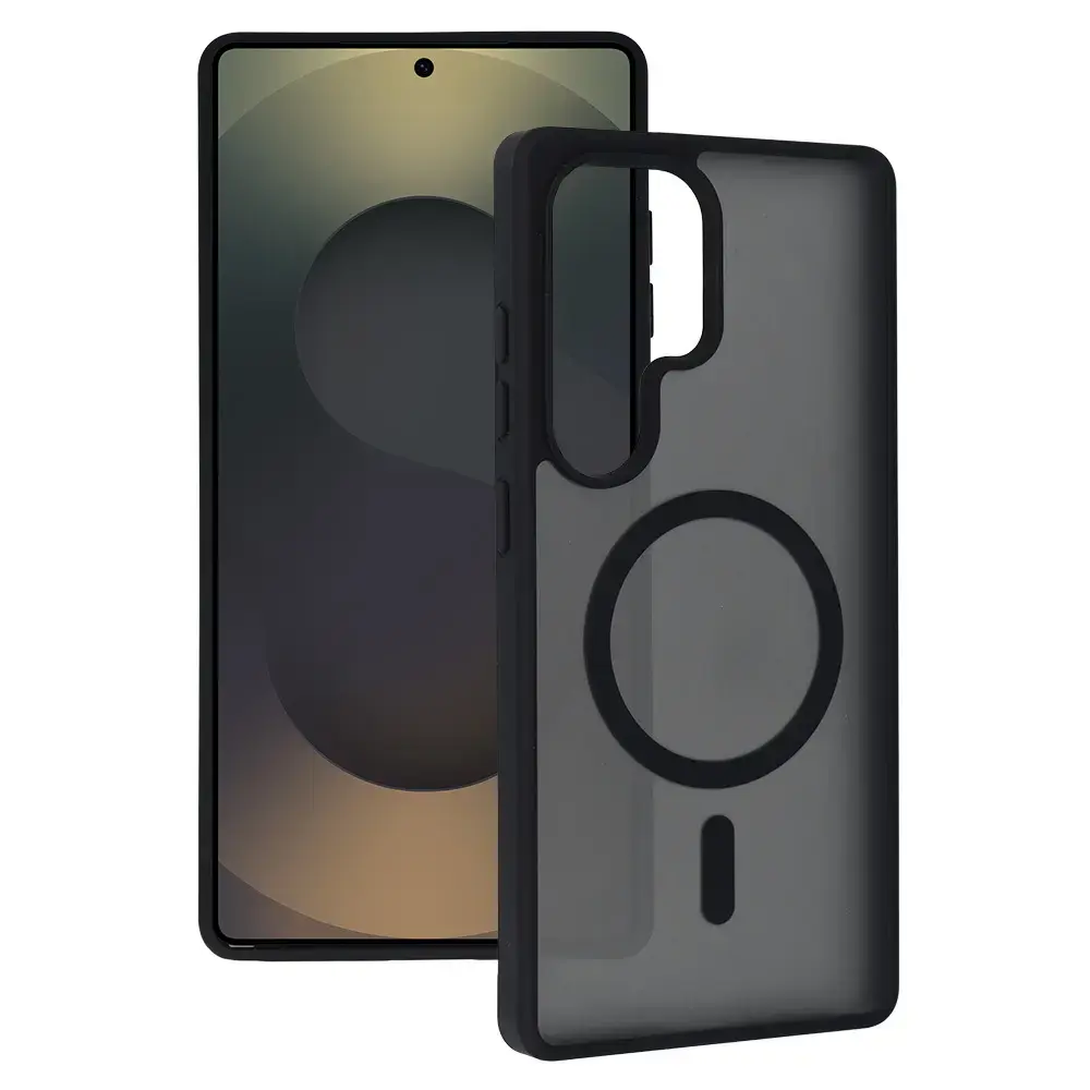 Tel Protect Aura Matte Magsafe Case for Samsung Galaxy S25 FE black