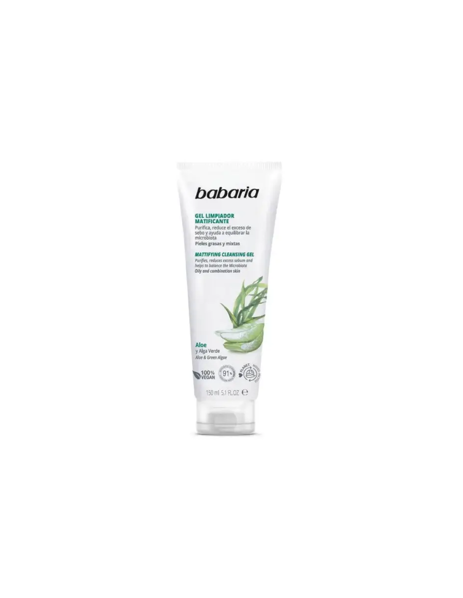 BABARIA FACIAL GEL LIMPIADOR ALOE 150ML