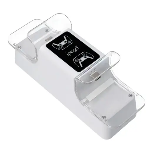 Controller charging station dual PS5 DualSense iPega P5003 white