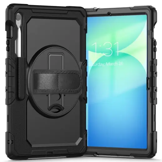 Tech-Protect Solid planšetdatora maciņš Galaxy Tab S10 FE+ melns