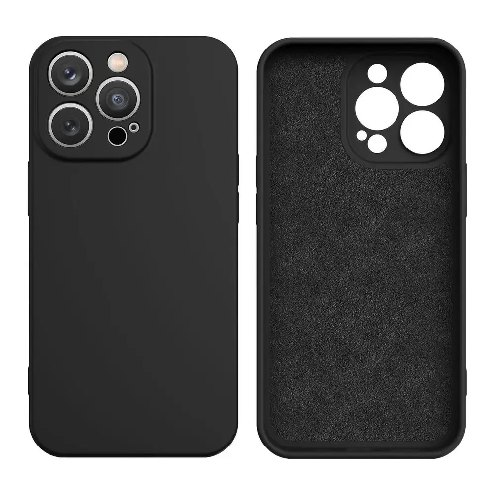 Silicone maciņš telefonam Samsung Galaxy A55 5G (A556) melns
