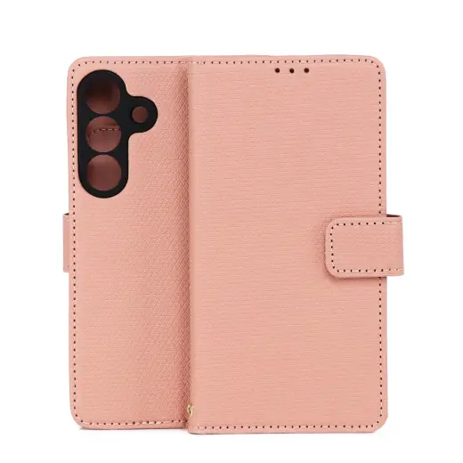 Smart Triangle grāmatveida maciņš telefonam Samsung Galaxy A57 (A576) rozā