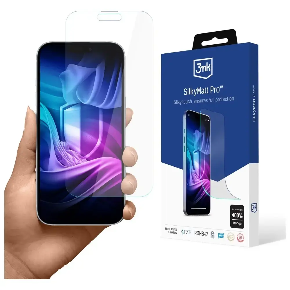 Матовая защитная плёнка 3mk Silky Matt Pro для iPhone 17