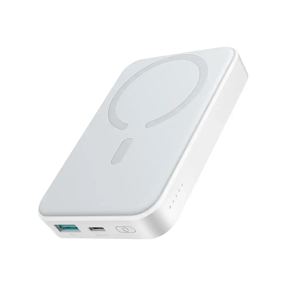 Joyroom JR-W020 ārējais akumulators (powerbank) | 10 000 mAh | 20W | USB-C, MagSafe | balts