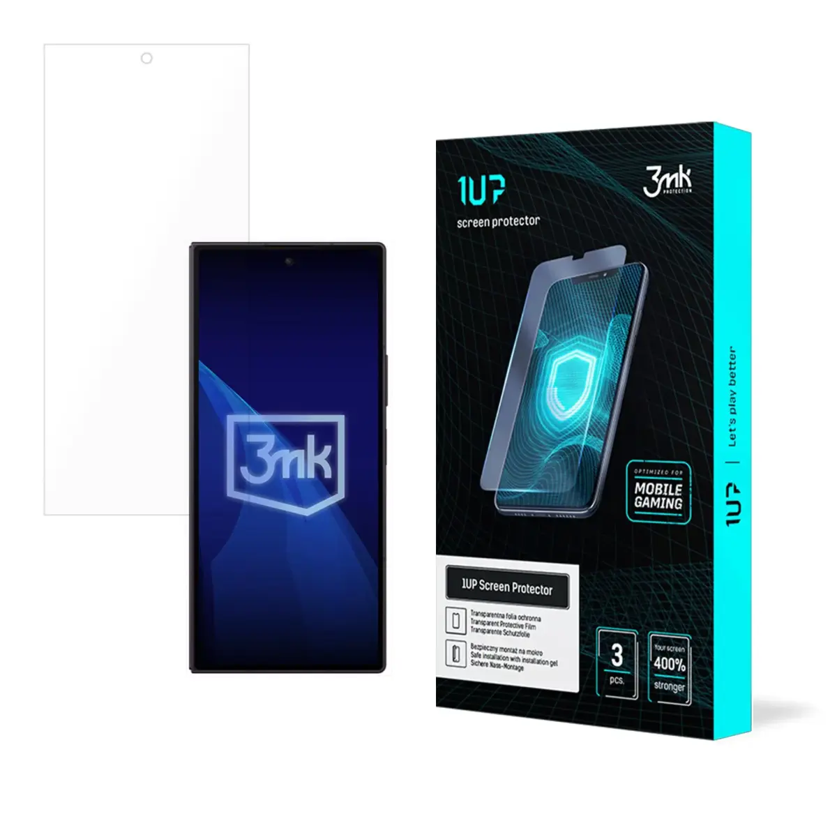 3mk 1UP aizsargplēve telefona ekrānam Samsung Galaxy Z Fold 8 Ultra (F976) (3 gab.)